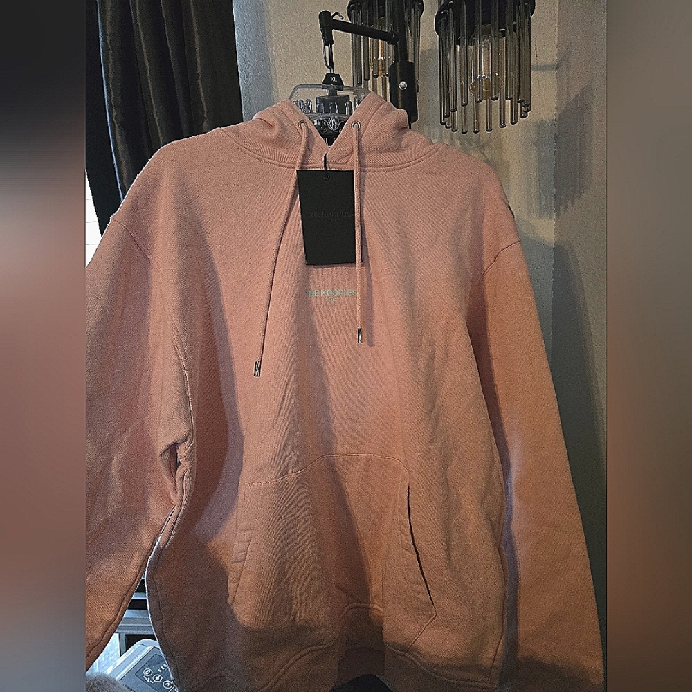 NWT THE KOOPLES PARIS, PINK long sleeve hoodie